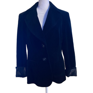 Escada Black Velvet Women's Blazer